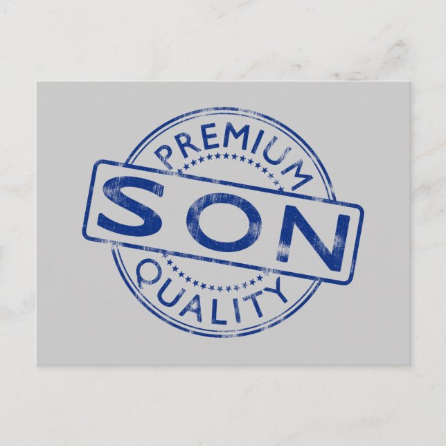 Carte Postale Premium Quality Son (Devant)