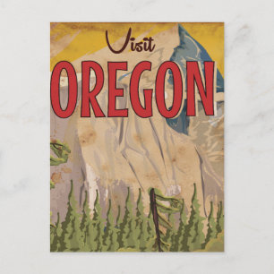 Carte Postale Prenez des vacances - Affiche de voyage vintage Or