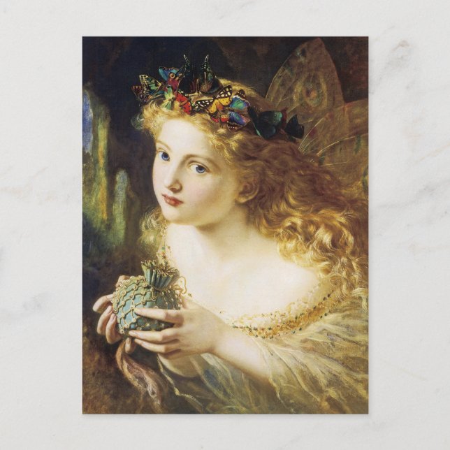 Carte Postale Prenez le juste visage de la femme (Devant)