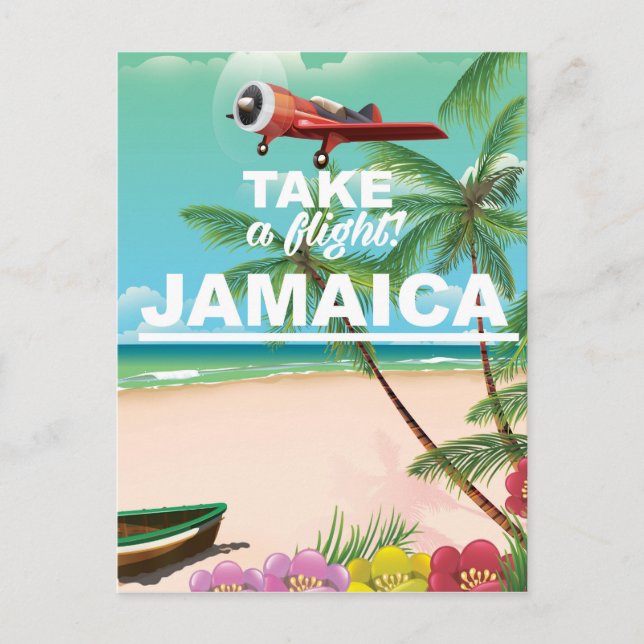 Carte Postale Prenez un vol ! Affiche de vacances de Jamaica Ret (Devant)
