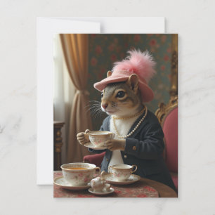 Carte Postale Prenons du thé