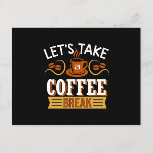 Carte Postale Prenons une pause café