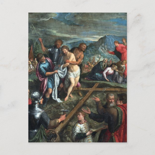 Carte Postale Préparation de la crucifixion (Devant)