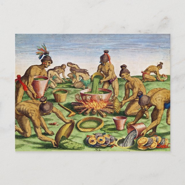 Carte Postale Préparation d'une fête, de 'Brevis (Devant)
