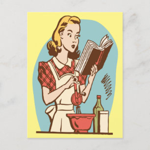 Carte Postale Préparer ce plat spécial !