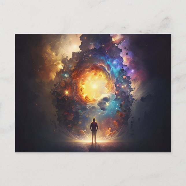 Carte Postale Présence divine, illumination spirit (Devant)