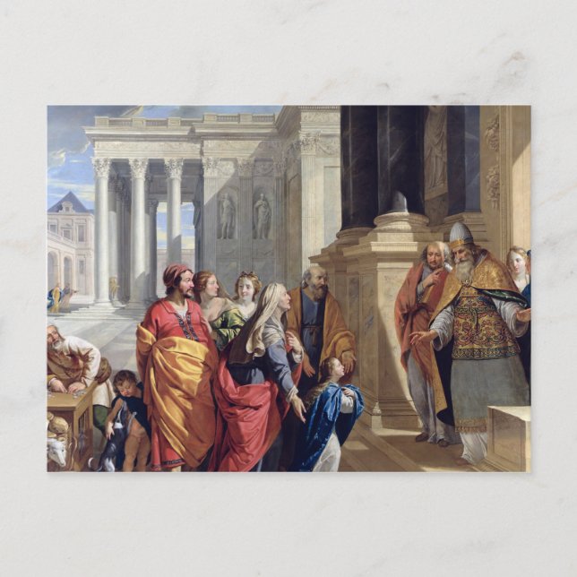 Carte Postale Présentation de la Vierge dans le Temple (Devant)