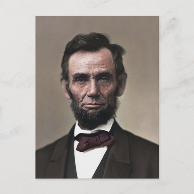 Carte Postale Président Abraham Lincoln (Devant)