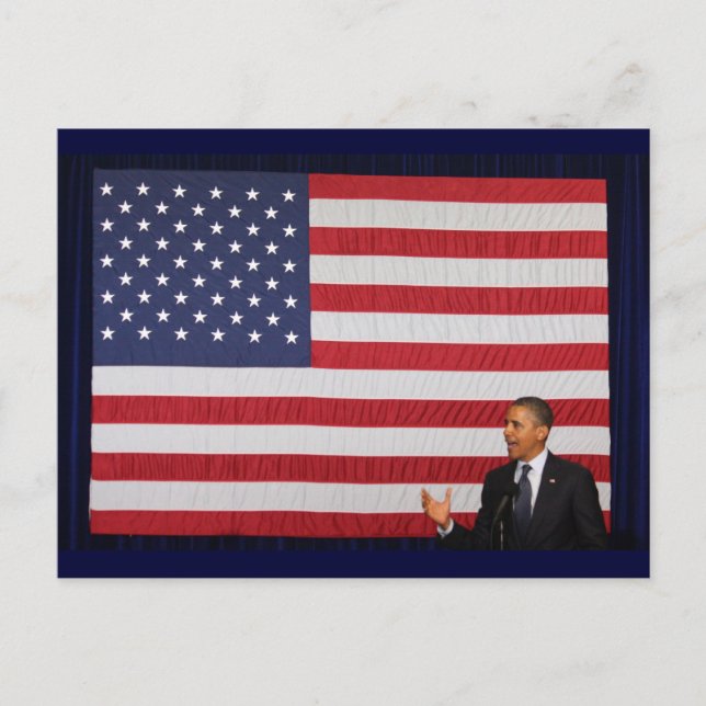 Carte Postale Président Barack Obama (Devant)