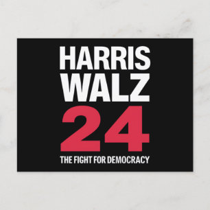 Carte Postale Président Elect Kamala Harris & Tim Walz 2024