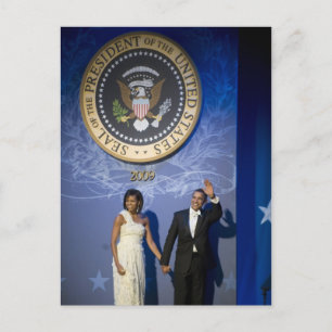 Carte Postale Président et Mme Obama