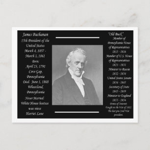 Carte Postale Président James Buchanan