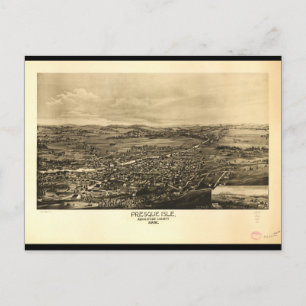 Carte Postale Presque Isle Aroostook County Maine (1894)