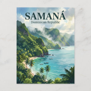 Carte Postale Presqu'île de Samaná République dominicaine
