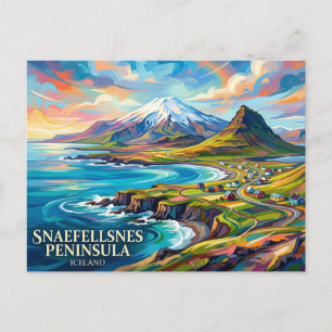 Carte Postale Presqu'île de Snaefellsnes en Islande