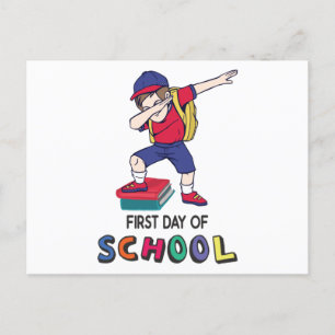 Carte Postale Prêt pour l'école en ligne