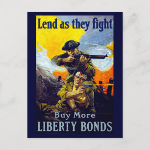 Carte Postale Prêter dans leur combat ~ Acheter plus d'obligatio