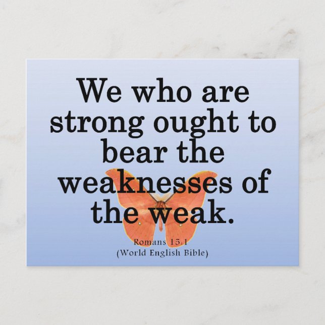 Carte Postale Prêter un coup de main Romains 15-1 (Devant)