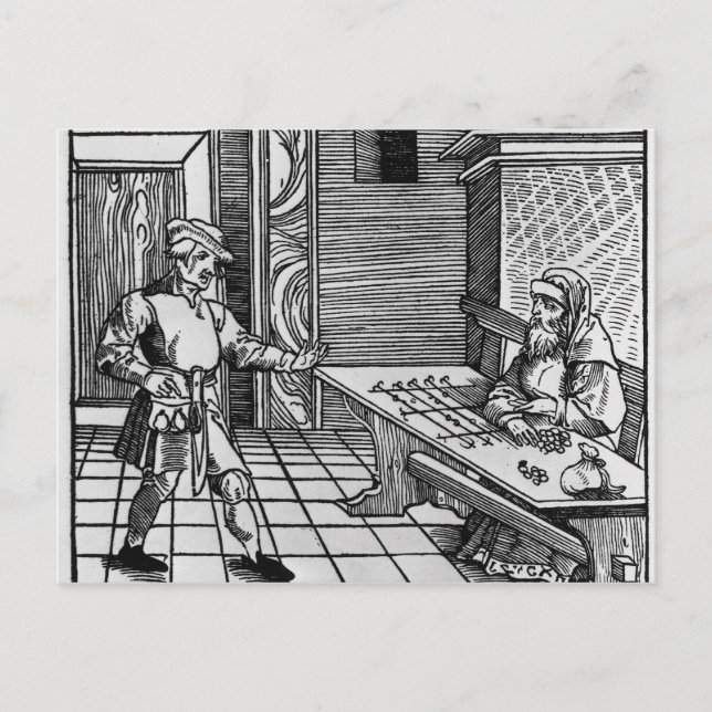 Carte Postale Prêteur, 1531 (Devant)