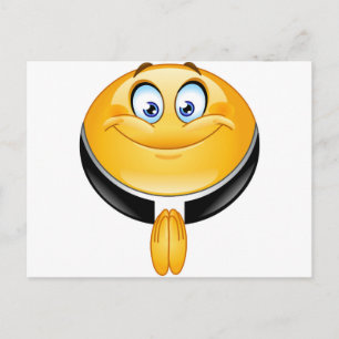 Carte Postale prêtre émoji