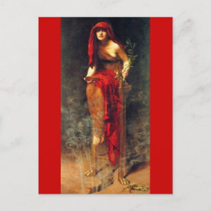 Carte Postale Prêtresse de Delphes