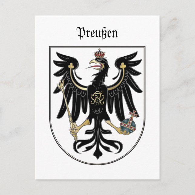 Carte Postale Preußen Adler (Devant)