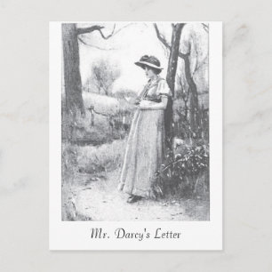 Carte Postale Pride and Prejudice:  Mr. Darcy's Letter