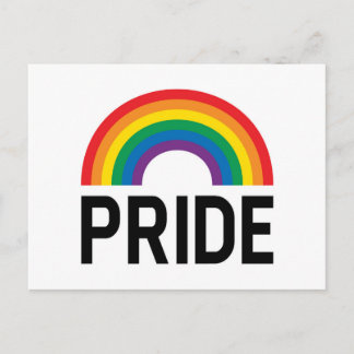 Carte Postale Pride arc-en-ciel
