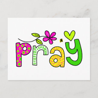 Carte Postale Prier