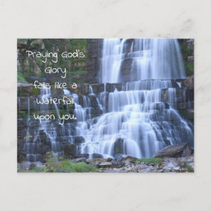 Carte Postale Prière des cascades