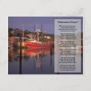 Carte Postale prière des pêcheurs