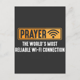Carte Postale Prière Pasteur chrétien Jésus Faith Connexion