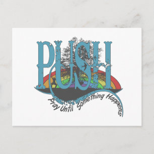 Carte Postale Priez Jusqu'À Ce Que Quelque Chose Arrive