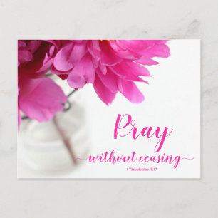 Carte Postale Priez sans cesser 1 Thessaloniciens 5:17 Peine