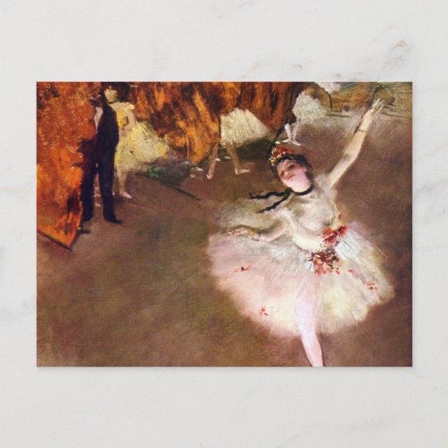Carte Postale Prima Ballerina, Rosita Mauri par Edgar Degas (Devant)