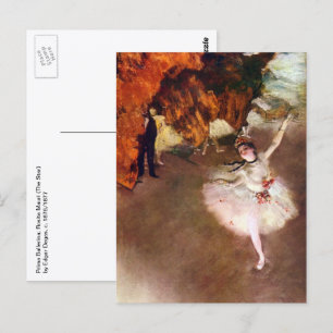 Carte Postale Prima Ballerina, Rosita Mauri par Edgar Degas