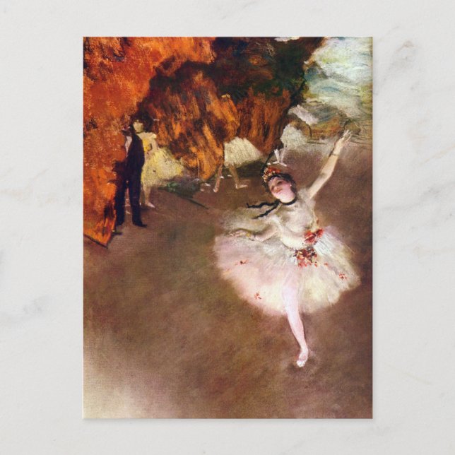 Carte Postale Prima Ballerina, Rosita Mauri par Edgar Degas (Devant)