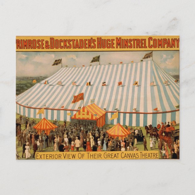 Carte Postale Primrose & Dockstader's Huge Ministrel Company (Devant)