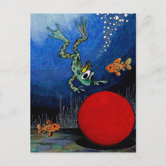 Carte Postale Prince de grenouille (Devant)