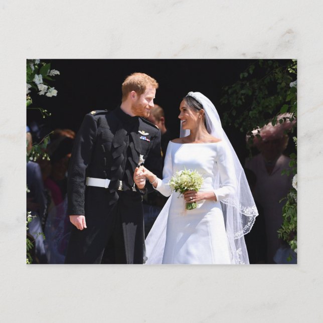 Carte Postale Prince Harry et Meghan Markle Mariage royal (Devant)
