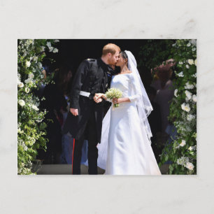 Carte Postale Prince Harry et Meghan Markle Mariage royal