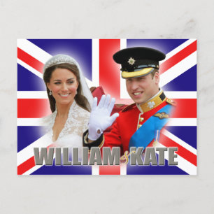 Carte postale Prince William & Catherine