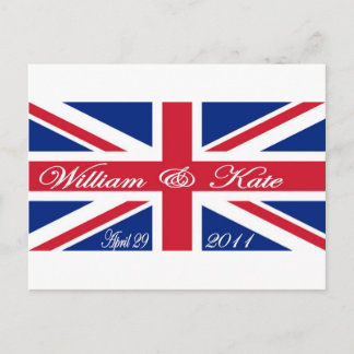 Carte Postale Prince William et Kate