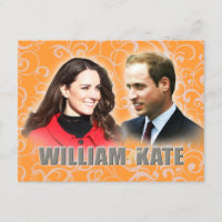 Carte postale Prince William & Kate Middleton