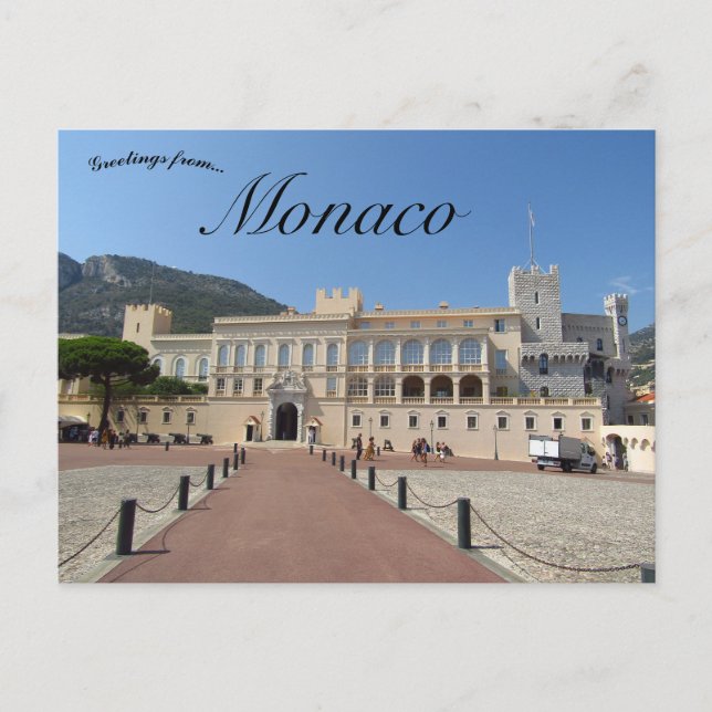 Carte Postale Princes Palace of Monaco (Devant)