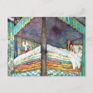 Carte Postale Princess And The Pea Print - Fairy Tale Hans Ander
