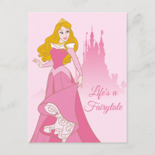 Carte Postale Princess Aurora & Castle Graphic