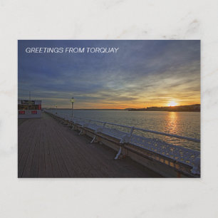 Carte Postale Princess Pier au coucher du soleil