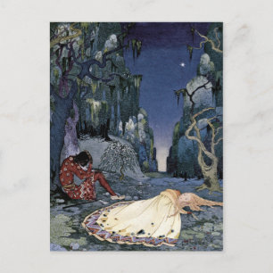 Carte Postale Princess Sleeping in Forest