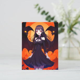 CARTE POSTALE PRINCESS VAMPIRE DES BATS - GOTHIQUE